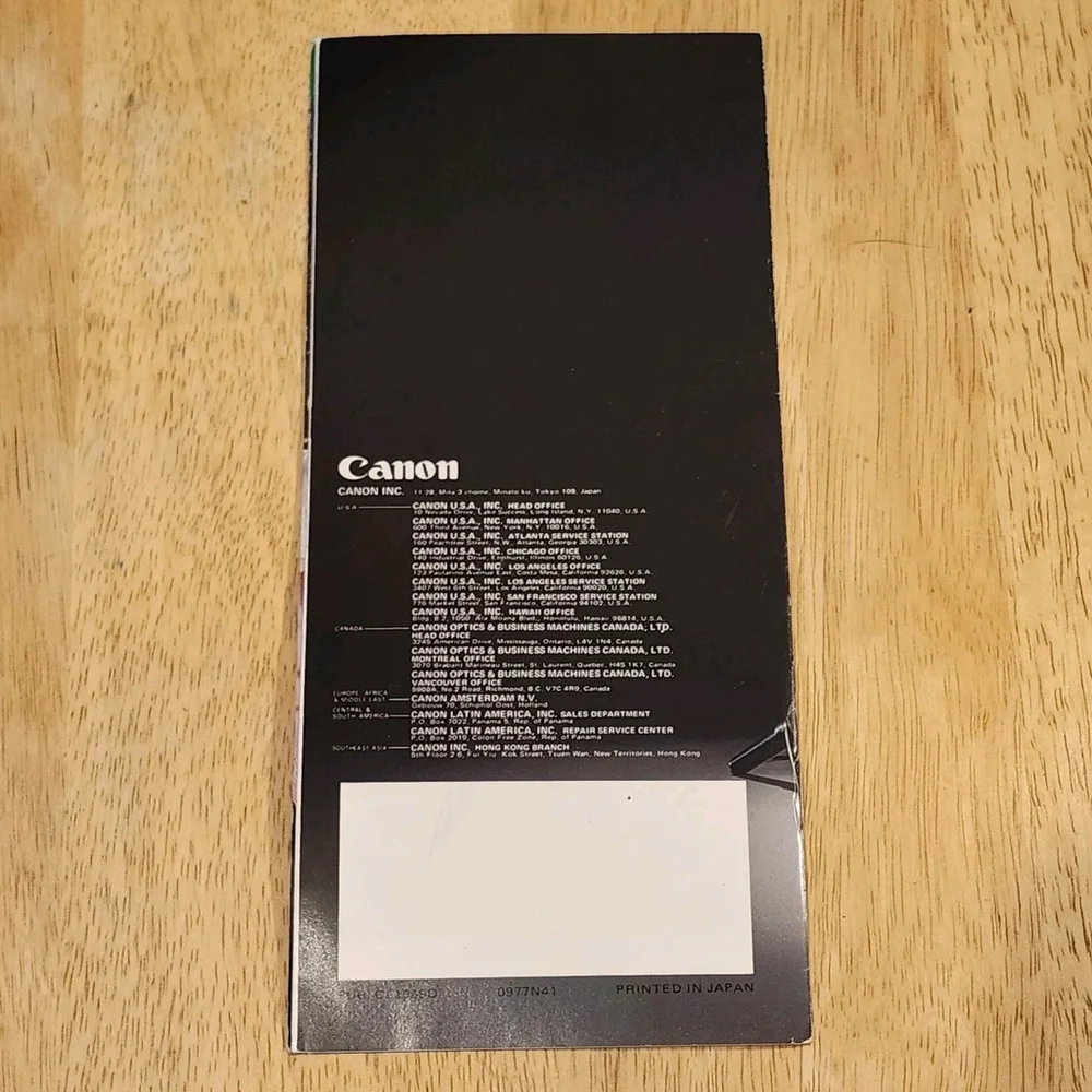 *4 for $30* Canon PS-1000 CANOSOUND Camera Manual Brochure - 8mm Sound Film Pr - Picture 2 of 3